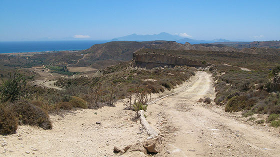 After spotting a chapel and the trail leading to it from the windmill vantage point 
 fun ride downhill towards it in the far distance